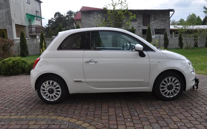 Fiat 500 cena 37900 przebieg: 105000, rok produkcji 2016 z Koziegłowy małe 92